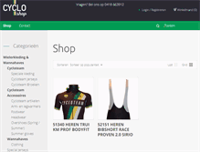 Tablet Screenshot of cycloshop.nl